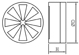 Line diagram of ERADIAL